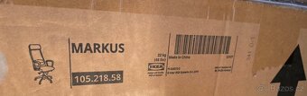 Kancelářská židle IKEA Markus - světle šedá - 3