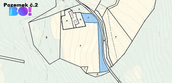 Prodej lesa 2 393 m², Staré Hamry - 3