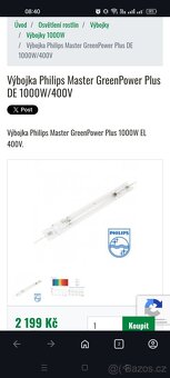 Výbojka Philips Master GreenPower Plus DE 1000W/400V - 3