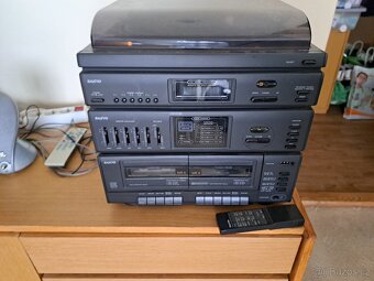 Rádio věž sanyo DCX 49 + reproduktory - 3