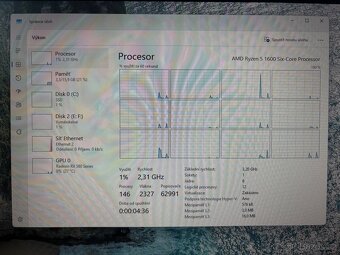 Herní PC | Ryzen 5 1600, RX 580, 16GB, 256GB SSD - 3