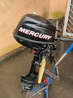Lodni motor Mercury 3.5hp 4takt dlouha noha, po servise - 3