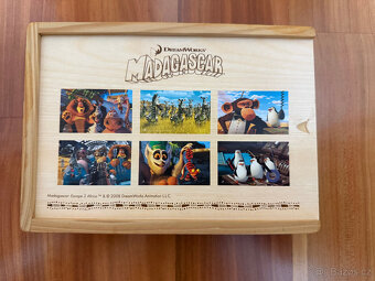 Dřevěné puzzle Madagaskar DreamWorks - 3