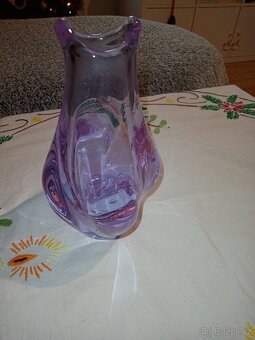 VÁZA HUTNÍ SKLO - 3