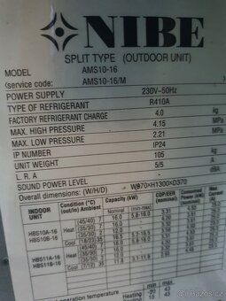 Tepelné čerpadlo NIBE AMS10-16 + akumulační nádrž NIBE UKV 3 - 3