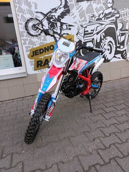 Pitbike Thunder 125cc 17x14 E-start červená - 3