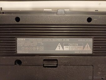 Aiwa CS230 radiomagnetofon retro - 3