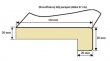 Dřevotřískový bílý parapet - 3