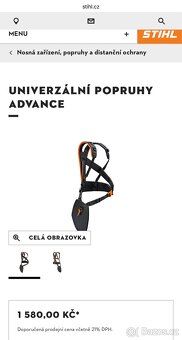 Popruhy křovinořez STIHL nové - 3