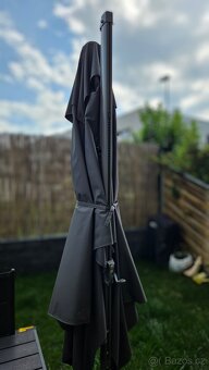 Slunečník, antracit/naklápěcí, 330x240 IKEA - 3