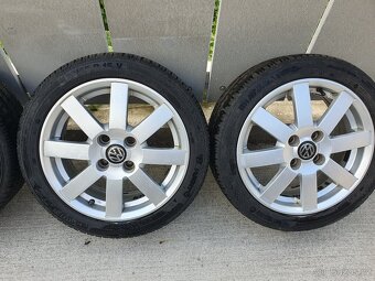 Alu 4x100 r15 Ronal Pěkné pneu - 3