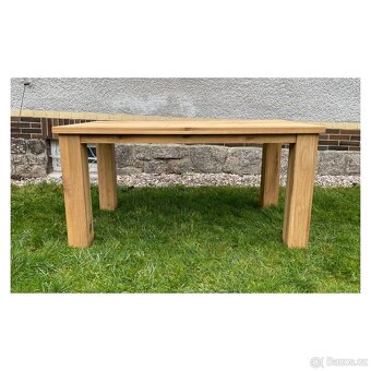 Masivní jídelní stůl Max – dub, 160 cm - 3