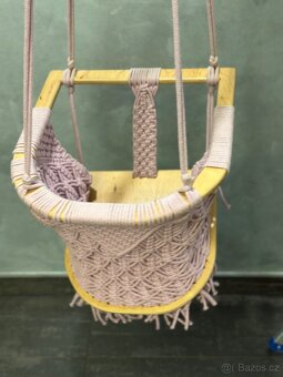 Exkluzivni rucne sita houpacka ADRE DESIGN pro holcicky - 3