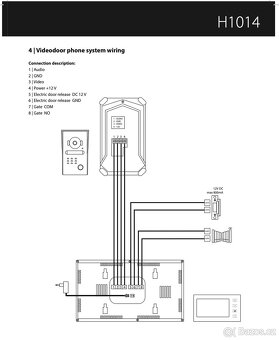EMOS H1014 - Elektronicky vratny, videozvonek - 3