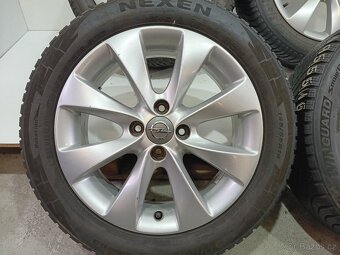 Zimní kola OPEL 4x100 R16 ET40 pneu 195/55/16/ - 3