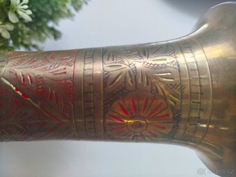 Mosazná váza 30 cm - 3