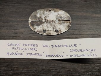 D vojenská osobní známka Wehrmacht-Hilfswilliger/Dobrovoln. - 3