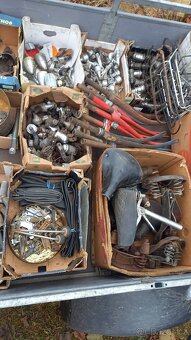 Pozůstalost staré jízdní velo kolo bicykl díly Eska Favorit - 3