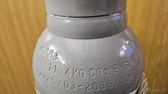 Nová PLNÁ láhev tlaková bomba 6kg CO2 na svařování i Pivo - 3