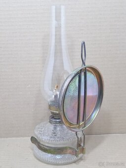 Retro stolní petrolejová lampa - ČSSR - 3