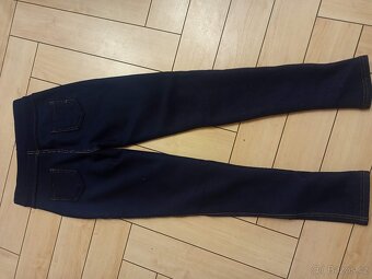 Nové dívčí zateplené legíny (džeginy) vel. 160 - 3
