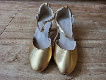 Dívčí taneční obuv (37) - zlaté - 3