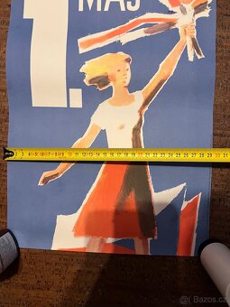 Starý plakát 1. máj ČSSR - 3