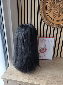 Černá značková paruka - 3