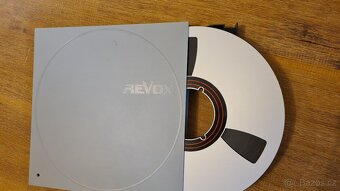 Mgf pásek BASF 740m, ALU cívka BASF 26cm, Revox plast. box - 3