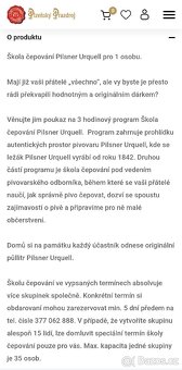 Poukaz na Školu čepování v pivovaru Pilsner Urquell🍻 - 3