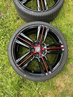 Prodám alu Ronal 5x112 r19 letní pneu 215/35/19 - 3