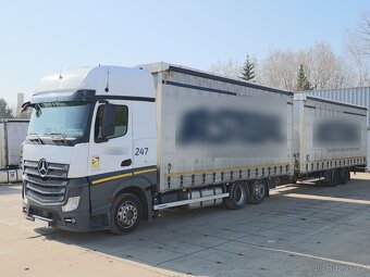 Mercedes-Benz ACTROS 2542, 6x2, EURO 6, 26 TUN, 18 PALET+ PŘ - 3