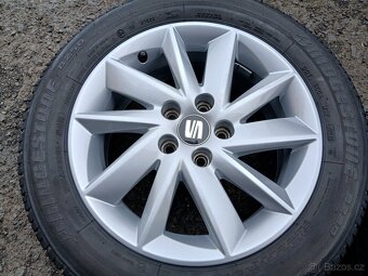 Prodám sadu Orig ALU kol Seat 185/60R15 letní - 3