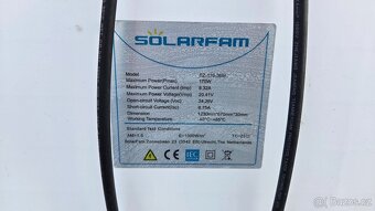 Fotovoltaický solární panel SOLARFAM 170W mono - 3