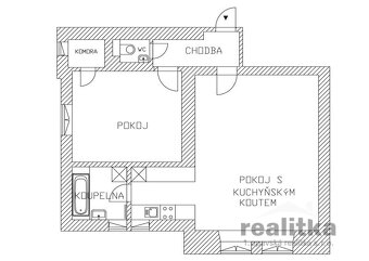 Pronájem velkého bytu 2+kk 66 m2 se zahradou, Opava, ul. O - 3