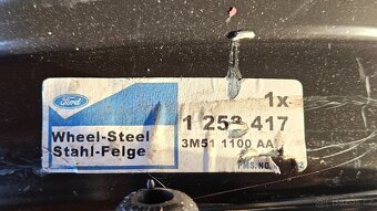 ZIMNÍ PLECHOVÉ DISKY FORD FOCUS  15" - 3