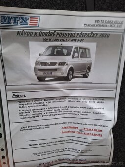 VW T5 CARAVELLE POSUVNÁ PŘEPÁŽKA - 3