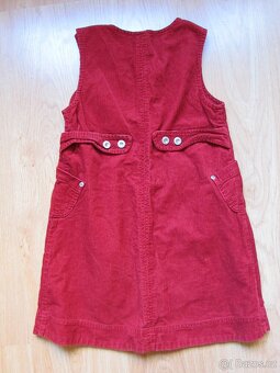 Dívčí manšestrové šaty vel. 122 - 3