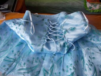 Dívčí šaty plesové S-M - 3