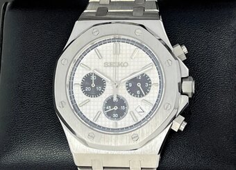 Seiko Mod Royal Oak chronograf - 3