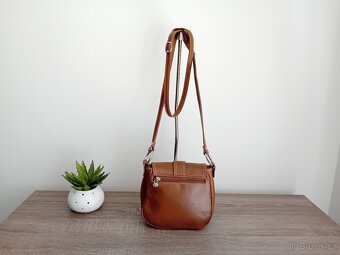 Genuine Leather dámská malá kabelka kožená - 3