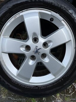 Originál alu kola peugeot 5x108 R16 - 3
