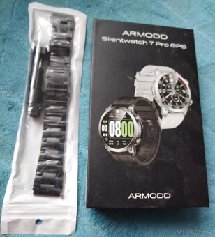 chytré hodinky ARMODD Silentwatch 7 Pro GPS + 2 pásky - 3