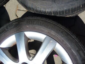 SADA ALU ŠKODA LINE 5x100 ,FÁBIA I,II, ROOMSTER 195/50R15 - 3