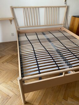 Postel IKEA s roštem 160x200 - 3