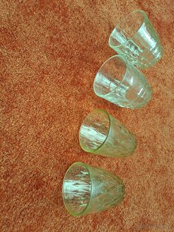 Staré skleničky 4 ks. - 3