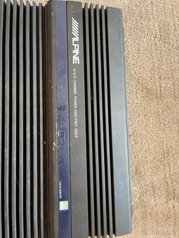 Zesilovač ALPINE 3553 + příslušenství - 3