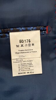 Pánský oblek - tmavě modrý - 3