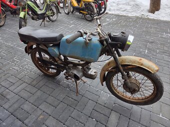 Jawa 23 Mustang bez TP, modrý 1. - 3