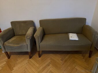 Starozitna sedací souprava k renovaci - 3